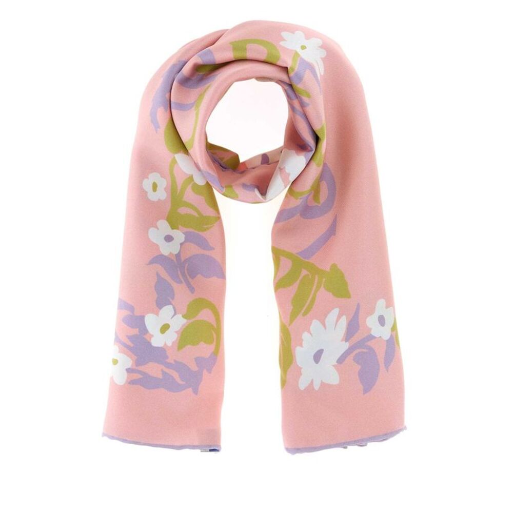 Burberry Women Pink Floral Foulard